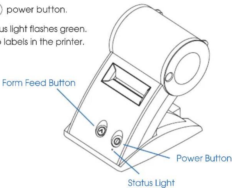 SEIKO SLP-430 - Connecting the SLP to a Power Outlet - 1