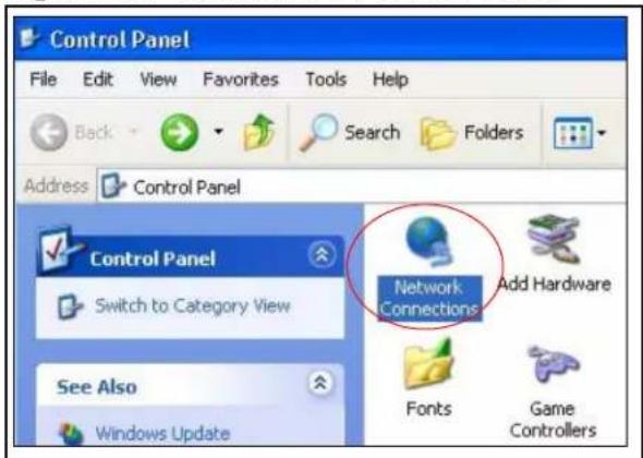 Control Panel File Edit View Favorites Tools Help Back Search Folders Address Control Panel Control Panel Switch to Category View Network Connections Add Hardware Se Aso Windows Update Fonts Game Controllers