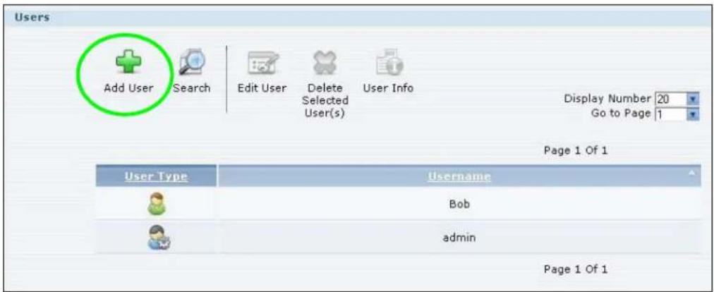 Users Add User Search Edit User Delete User Info Edit User Delete Selected User(s) User Info Display Number 20 Go to Page 1 Page 1 Of 1 User Type Username Bob admin Page 1 Of 1