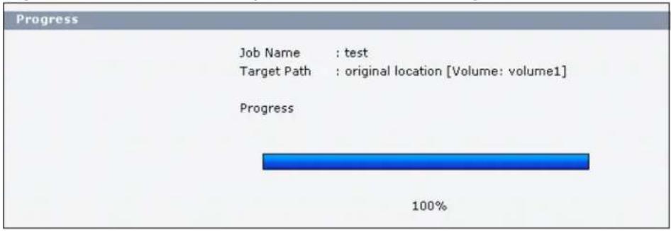 ZYXEL NSA221-2T - Restoring Archived Files by Backup Job - 5