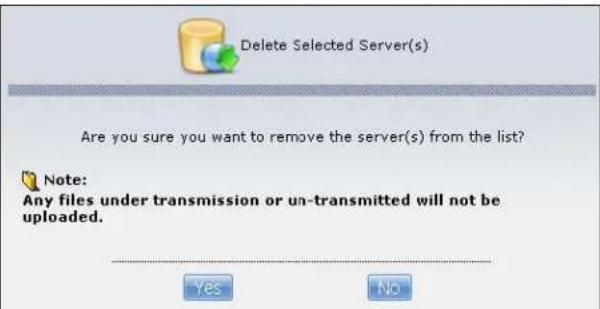 ZYXEL NSA221-2T - The FTP Uploadr Screen - 3