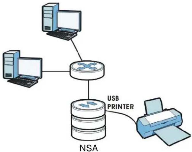 ZYXEL NSA221-2T - Printer Server Tutorial - 1