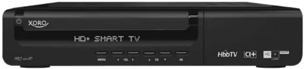 XORO HD+ SMART TV HRS specIP MENU VOL C# OK HbbTV CI+ HD + smartTV