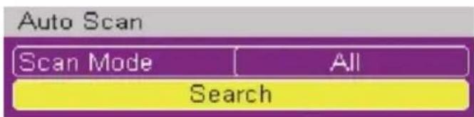 Auto Scan Scan Mode All Search