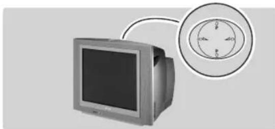 PHILIPS 21PT3324 - ปุ่มควบคุมการทำงานบนโทรศัตน์ - 1
