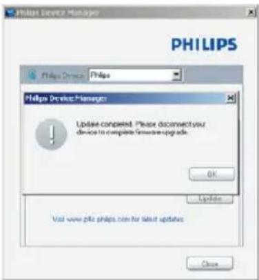 PHILIPS GoGear HDD1835 - Manuelle Überprüfung der Aktualität Ihrer Firmware - 4