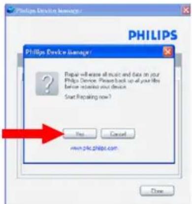PHILIPS GoGear HDD1835 - Mein Player lässt sich nicht anschalten - 5