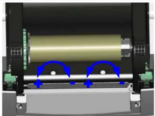 C.Itoh EZ-1100 plus - 5-2. Druckkopf Andruck Justierung - 1