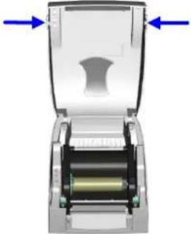 C.Itoh EZ-1100 plus - 2-2. Einlegen der Etikettenrollen - 1