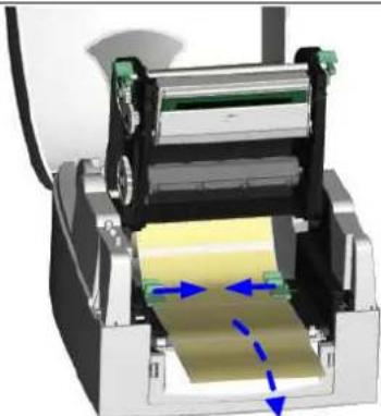 C.Itoh EZ-1100 plus - 2-2. Einlegen der Etikettenrollen - 4