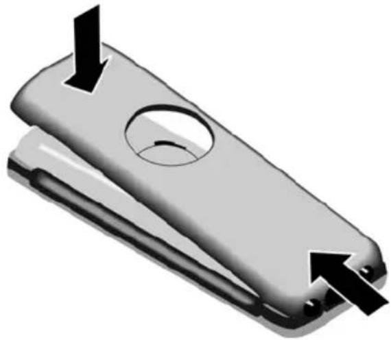 GIGASET E450 SIM - Κλείσιμο καλύμματος μπαταρίας - 1