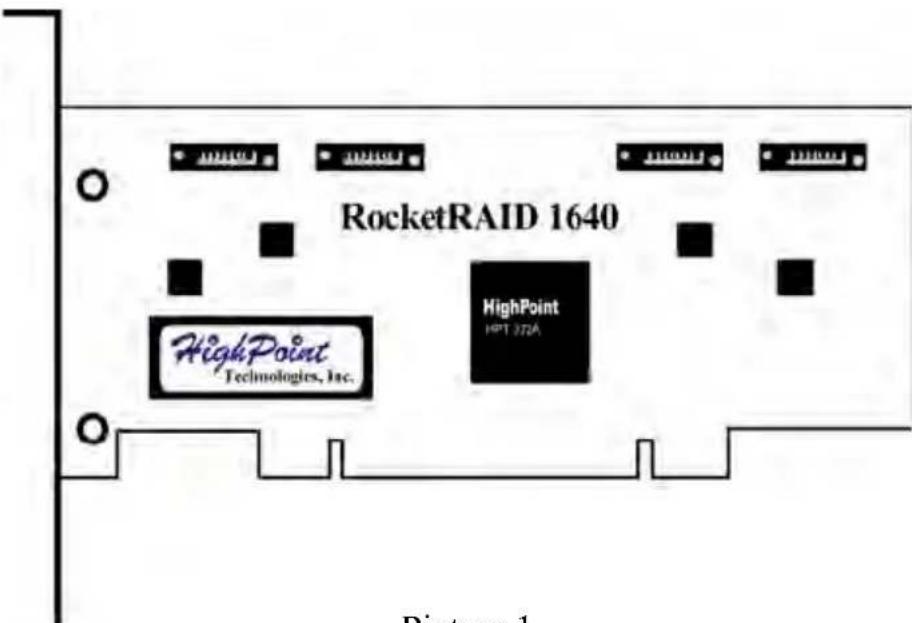 RocketRAID 1640 HighPoint HPT 272A HighPoint Technologies, Inc. Picture 1