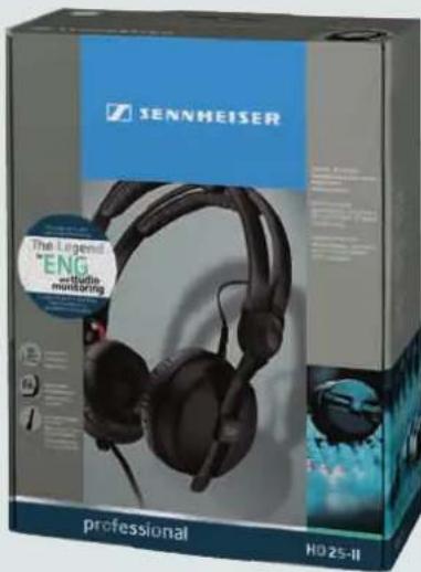 SENNHEISER The Legend of ENG article monitoring professional HD 25-II