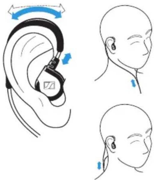 SENNHEISER CX 6 Travel - Trageversteifung biegen - 1