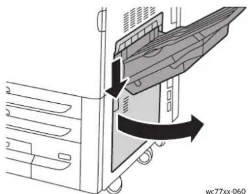 XEROX WorkCentre 7755V E - Papierstaus hinter der rechten unteren Abdeckung - 3