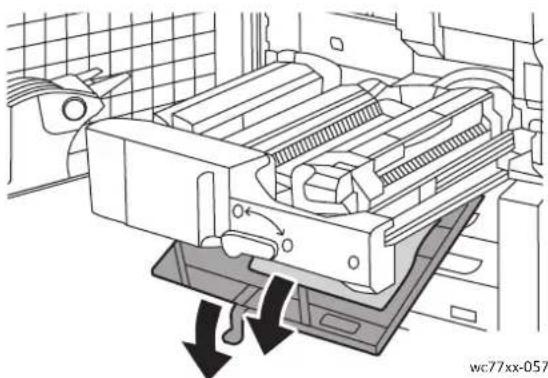XEROX WorkCentre 7765V E - Gestautes Papier entfernen. - 3