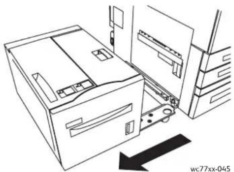 XEROX WorkCentre 7765V E - Auffinden der Geräteseriennummer - 1