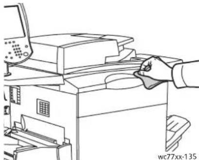 XEROX WorkCentre 7765V E - Reinigen der Außenseite - 2