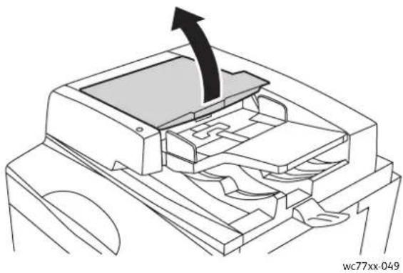 XEROX WorkCentre 7765V H - Reinigen der Vorlageneinzugsrollen - 1
