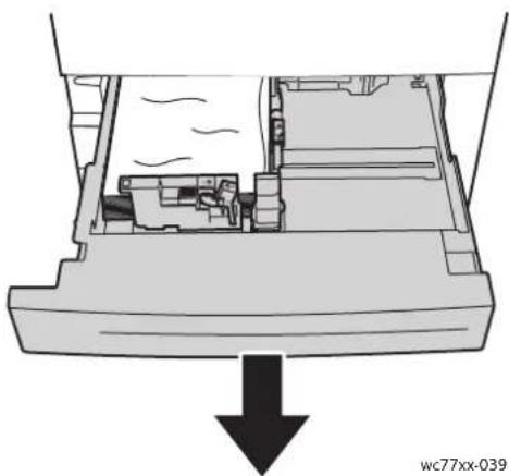 XEROX WorkCentre 7765V RW - Papierstaus in Behälter 1 und 2 - 1