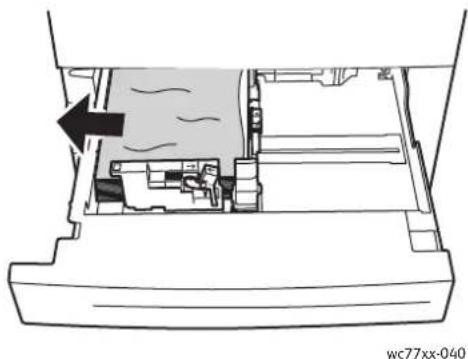 XEROX WorkCentre 7765V TW - Papierstaus in Behälter 1 und 2 - 2