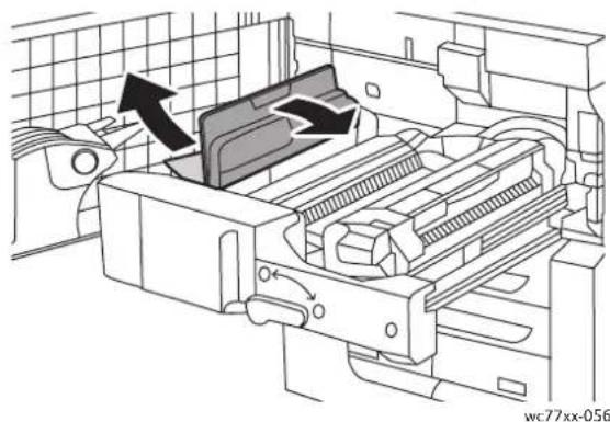 XEROX WorkCentre 7765V LW - Gestautes Papier entfernen. - 2