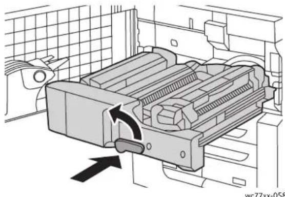 XEROX WorkCentre 7755V HW - Gestautes Papier entfernen. - 4