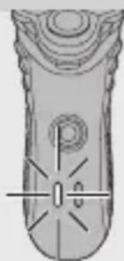 PHILIPS Nivea 7000 Series HQ7330 - Uzlādēšanas rādījumi - 1