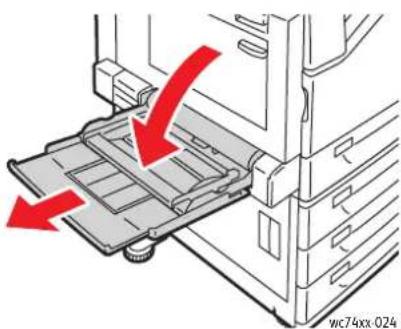 XEROX WorkCentre 7435V FLXPB - Einlegen von Druckmaterial in die Zusatzzufuhr - 1