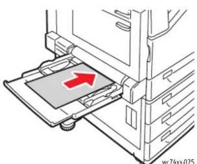 XEROX WorkCentre 7435V FLXPB - Einlegen von Druckmaterial in die Zusatzzufuhr - 2