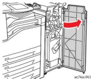 XEROX WorkCentre 7435V FLXPB - Staus an 2a im Finisher (Drehknopf 2c) - 2
