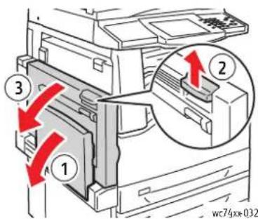 XEROX WorkCentre 7435V FLXPB - Staus an der unteren linken Abdeckung D - 2