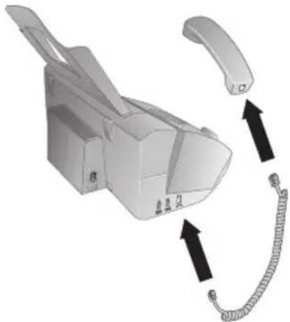 SAGEM PPF675 Magic 5 - Connecting the Handset - 1