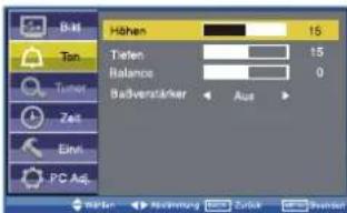 B-M Tan Tune Zeit Einl PC Adj. Höhen 15 Talen 15 Balances 0 Baßverstärker Aus Mögen Nichtmung Strick Brutto