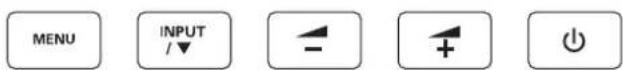 MENU INPUT /▼ - + ↓