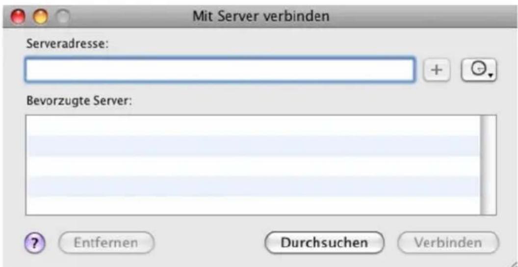 Mit Server verbinden Serveradresse: Bevorzugte Server: Entfernen Durchsuchen Verbinden
