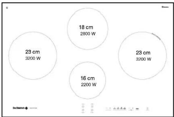 DE DIETRICH DTi708V - Description of your top - 2