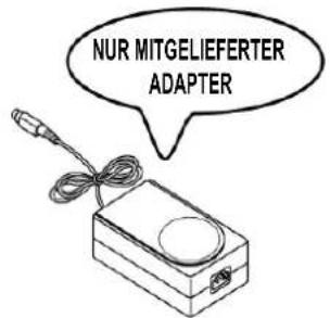 Bixolon SRP-770IICE - Nur den mitgelieferten Adapter verwenden. - 2