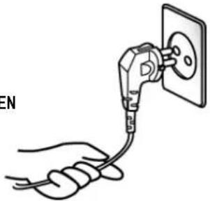 Bixolon SRP-770IICE - Nicht am Kabel ziehen, um Stecker herauszuziehen. - 2