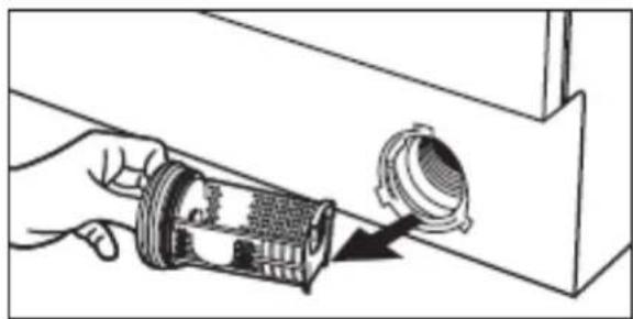 BAUMATIC BW325SL - Cleaning the drain pump filter - 6