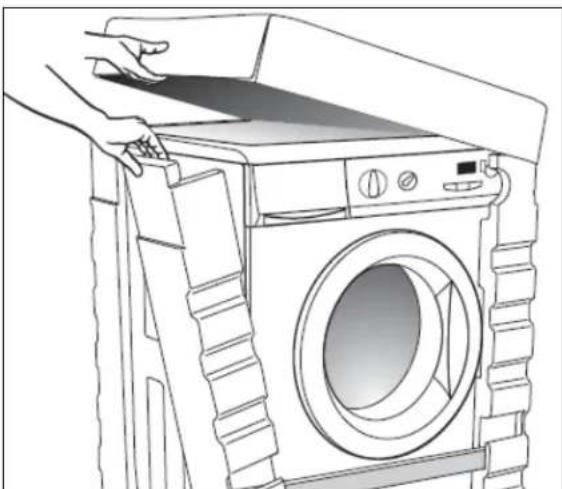 BAUMATIC BW325SL - Unpacking the machine and removing the transit bolts - 1