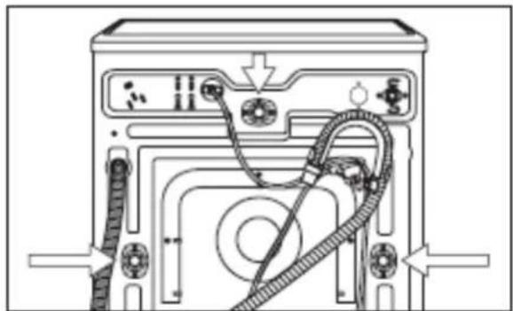 BAUMATIC BW325SL - Unpacking the machine and removing the transit bolts - 2