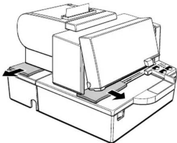 EPSON TM-H5000IIP - Removing the protective material - 2