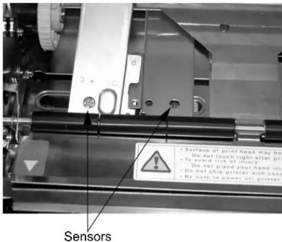 Sensors • Surface of print head may be Do not touch right after print • To avoid rise of injury. Do not place your hand left • Do not ship printer with sensors • Be safe to power off printer