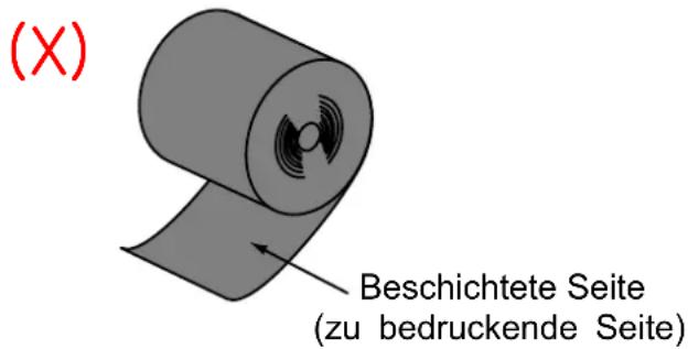 Bixolon SLP-T400EG - 1) Farbbandtypen nach Filmbeschichtungsstelle - 2