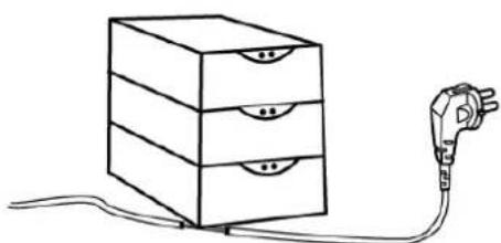 Bixolon SLP-T400CG - Kabel niemals stark biegen oder schwere Objekte darauf abstellen. - 2