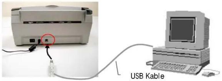 AVISION AV220C2 - Entriegeln des Scanners - 1