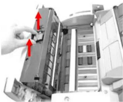 AVISION AV220C2 - Ersetzen des Unterlegblocks für den Papiereinzug - 1