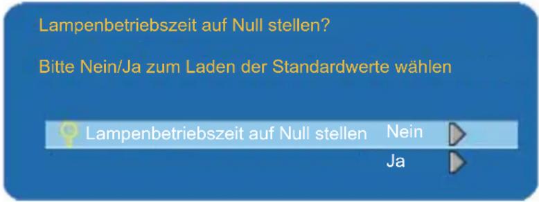 GEHA compact 332 - Lampenbetriebszeit auf Null stellen - 1