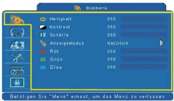 GEHA compact 328 dialog - Bedienen des OSD-Menüs - 1